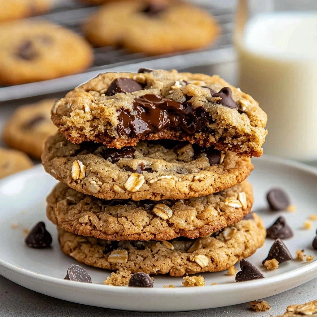 Oatmeal Chocolate Chip Cookies - featured image