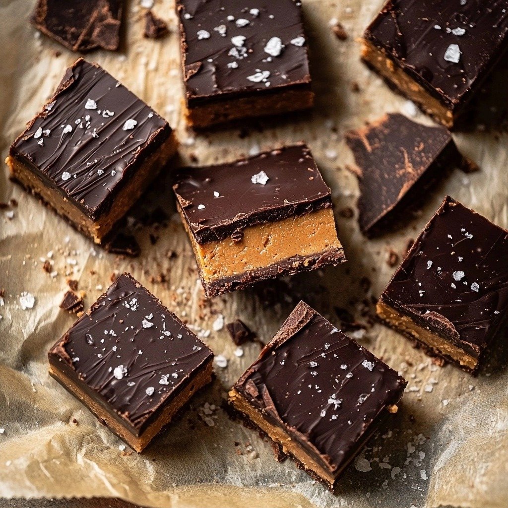 Chocolate Almond Butter Bars - featured image