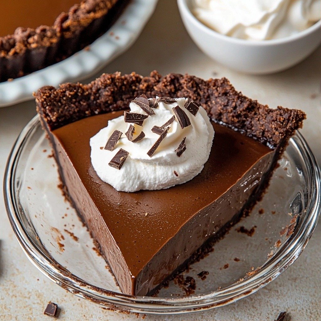 Vegan Chocolate Pie (No-Bake) - featured image